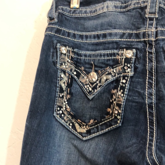 Miss Me Mid Rise Skinny Jeans Size 27 - Picture 6 of 12